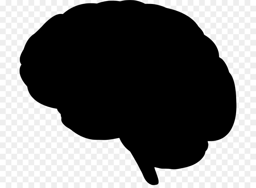 Brain Silhouette Human head Clip art - silhouettes png download - 764*650 - Free Transparent Brain png Download.