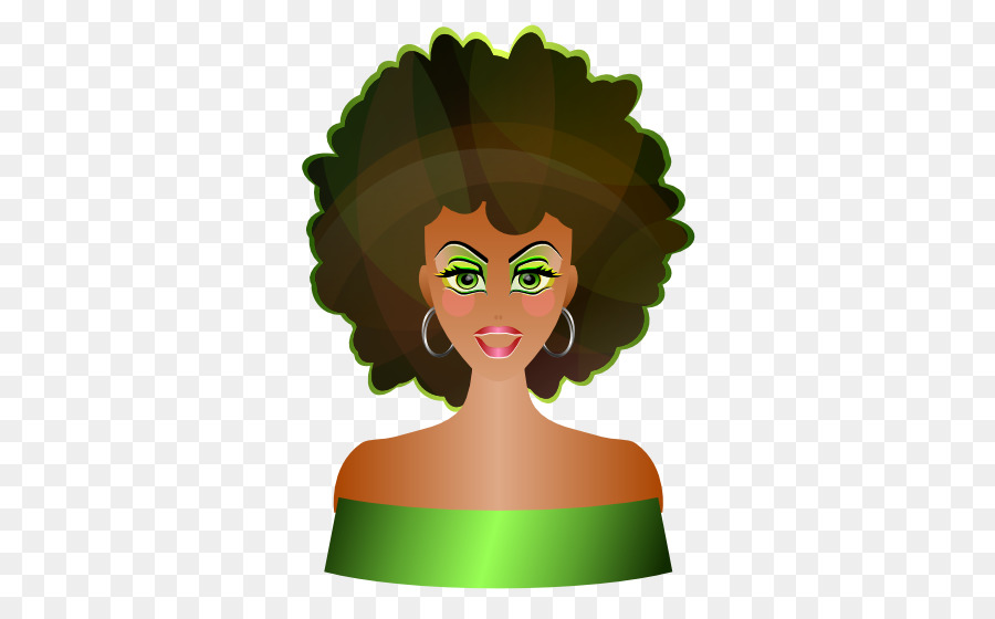 Afro-textured hair Woman Clip art - african american woman png download - 555*555 - Free Transparent  png Download.