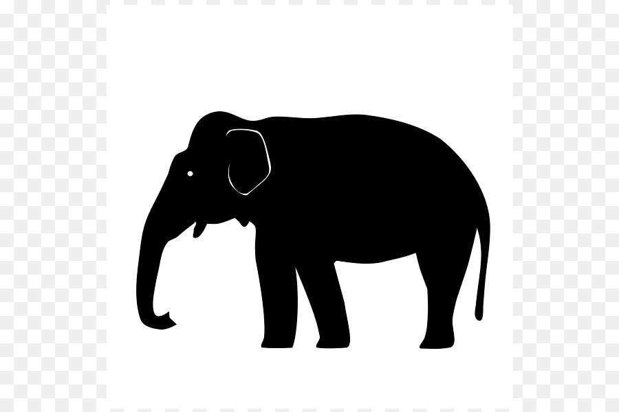 Asian elephant African elephant Clip art - Icon Elephant Svg png download - 600*600 - Free Transparent Asia png Download.