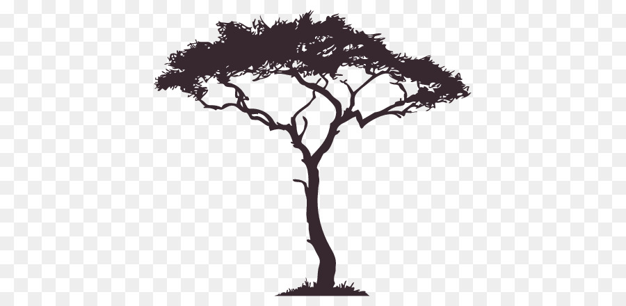 Silhouette African Trees - Silhouette png download - 707*440 - Free Transparent Silhouette png Download.