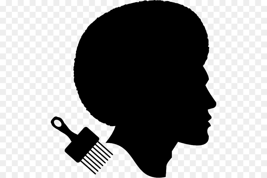 African American Silhouette Male Clip art - afro png download - 558*599 - Free Transparent African American png Download.