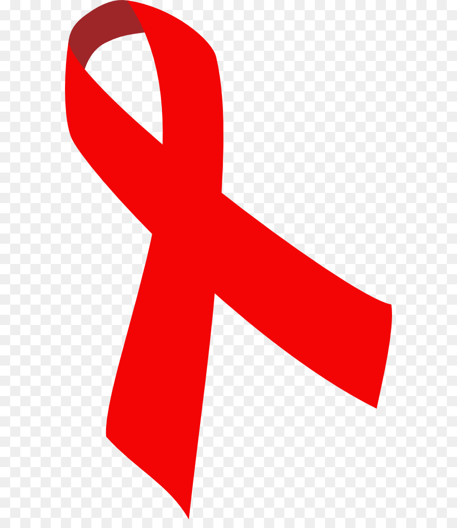 Red ribbon HIV/AIDS T-shirt Awareness ribbon - tshirt png download - 644*1023 - Free Transparent Red Ribbon png Download.