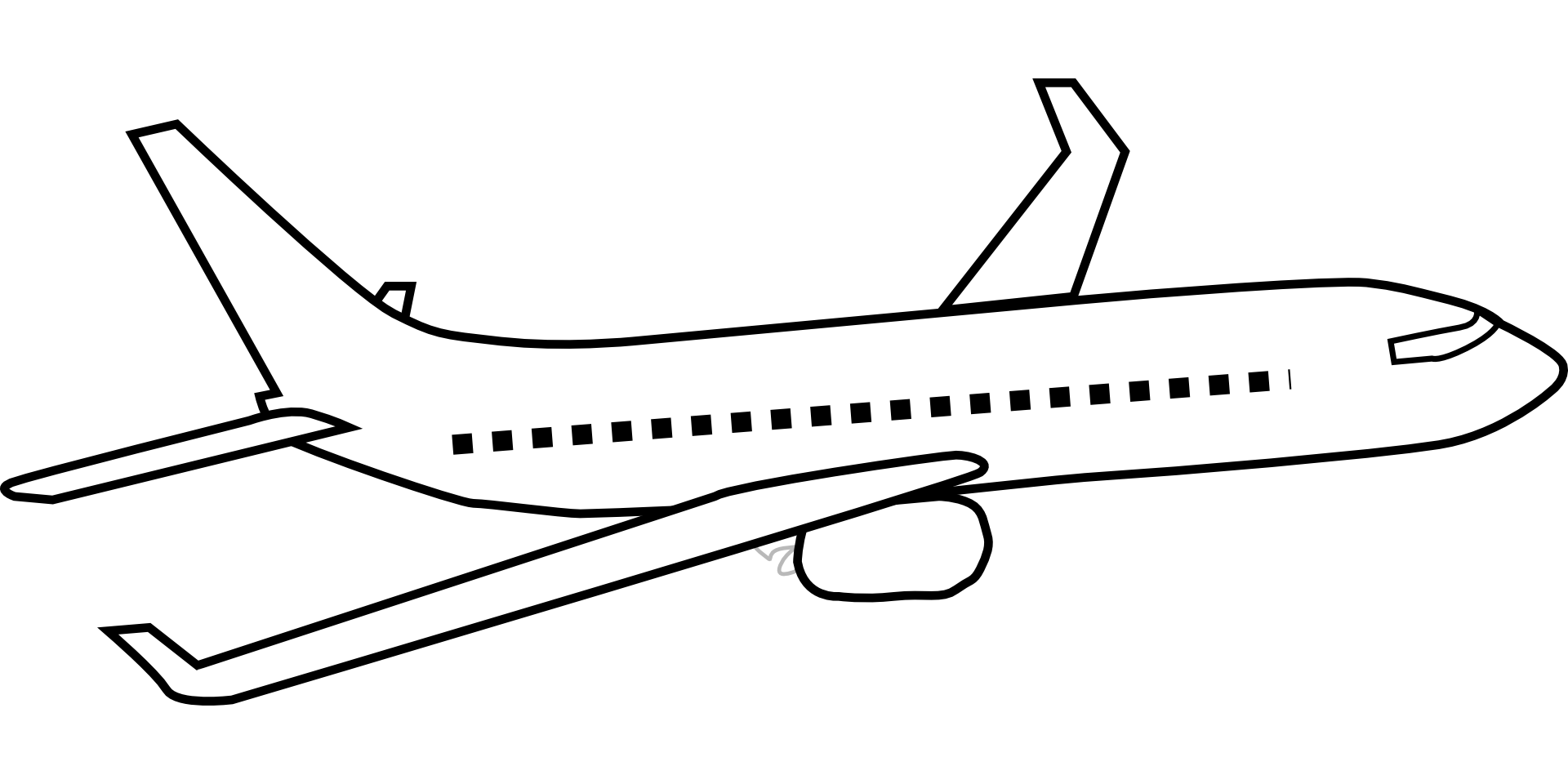 Airplane Aircraft Drawing Clip Art Aeroplane Png Download 1920 960 Free Transparent Airplane Png Download Clip Art Library