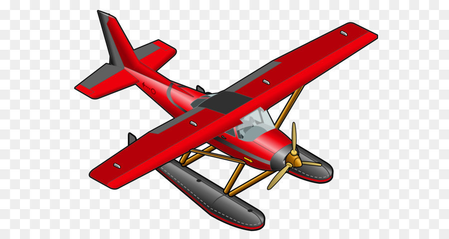 Airplane Aircraft Clip art - Red Plane Transparent PNG Clipart png download - 5334*3929 - Free Transparent Airplane png Download.