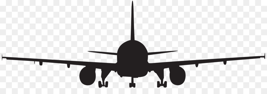 Aircraft Airplane Silhouette Clip art - airplane png download - 8000*2676 - Free Transparent Aircraft png Download.