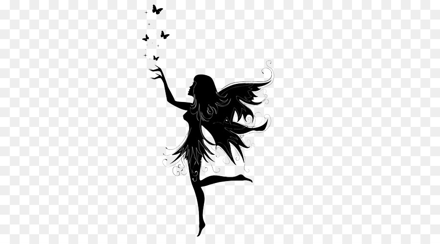 Tattoo Fairy Black-and-gray - Fairy png download - 650*500 - Free Transparent Tattoo png Download.