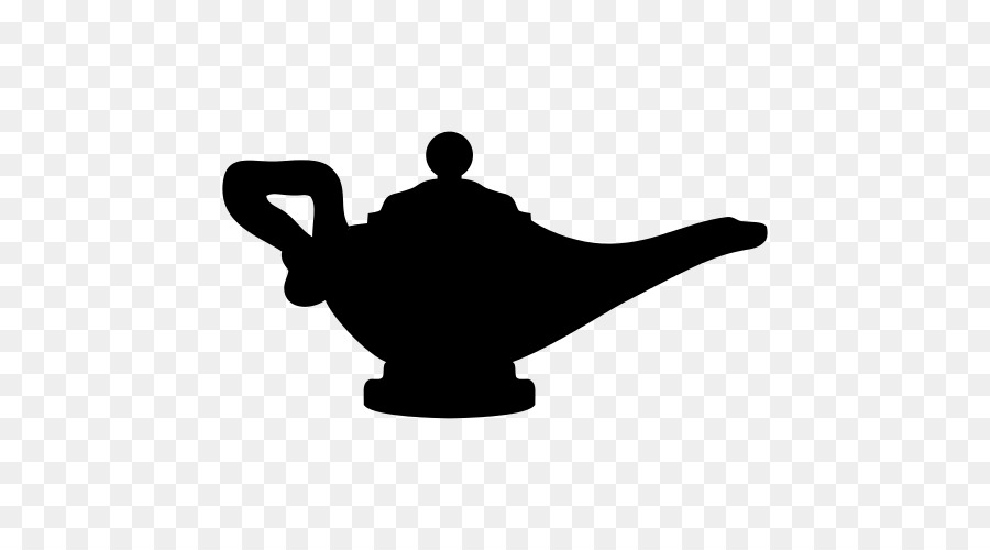 Genie Aladdin Essay - desk lamp silhouettes png download - 500*500 - Free T...
