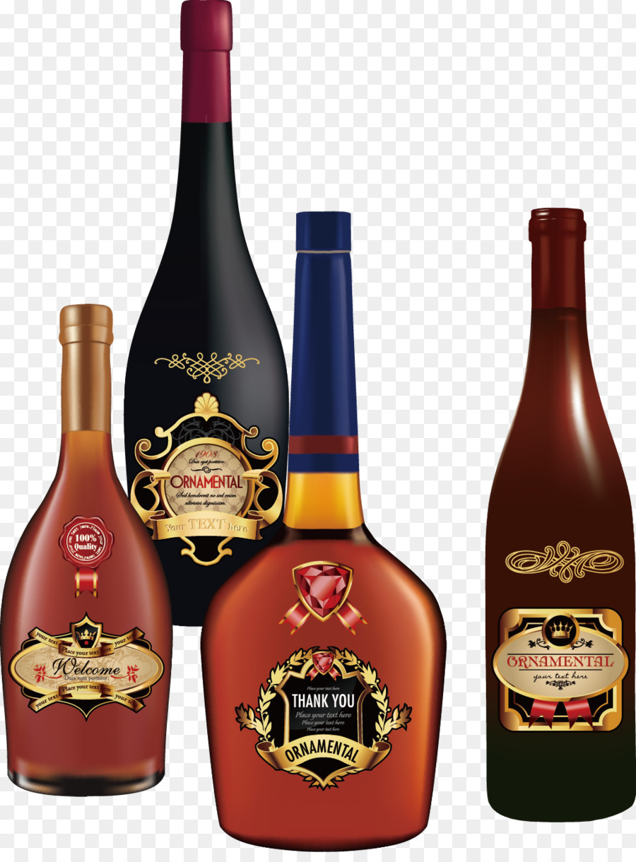 Liqueur Distilled beverage Baijiu Wine Alcoholic drink - Liquor bottles vector wine png download - 1022*1369 - Free Transparent Liqueur png Download.