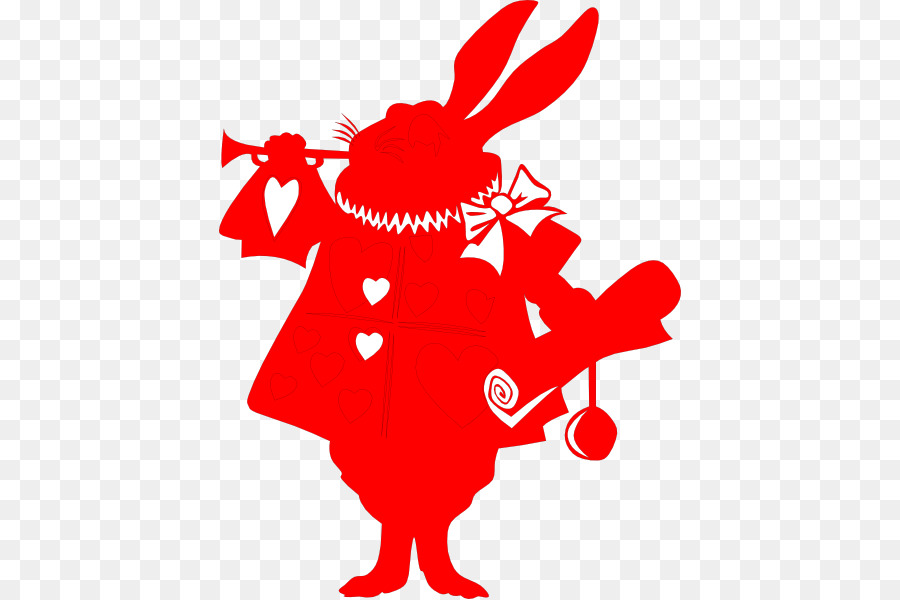 Collection of Alice In Wonderland Silhouette Clip Art (48) .