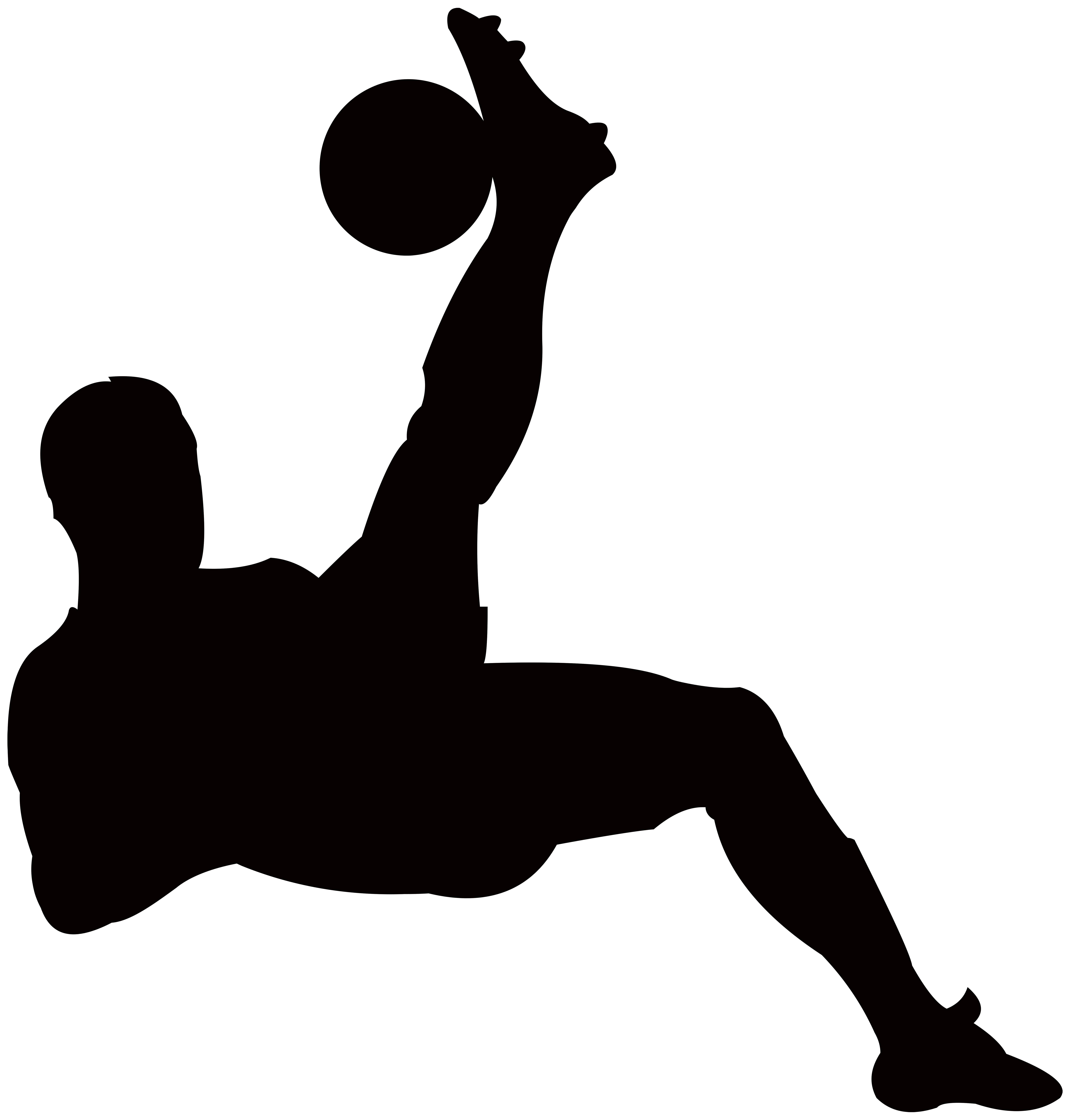 silhouette football player png
