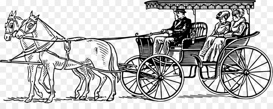 Horse and buggy Carriage Surrey Horse-drawn vehicle - horse png download - 2400*910 - Free Transparent Horse And Buggy png Download.
