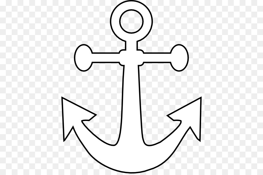anchor clipart black and white