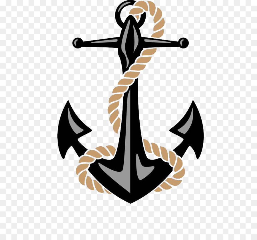 Anchor Watercraft Rope Illustration - the anchor line around the rope png download - 941*860 - Free Transparent Anchor png Download.