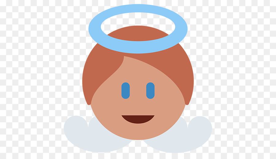 Emoji Angel Infant Smile Symbol - angel baby png download - 512*512 - Free Transparent Emoji png Download.