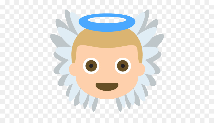 Emoji Human skin color Angel Meaning Light skin - baby vector png download - 512*512 - Free Transparent Emoji png Download.