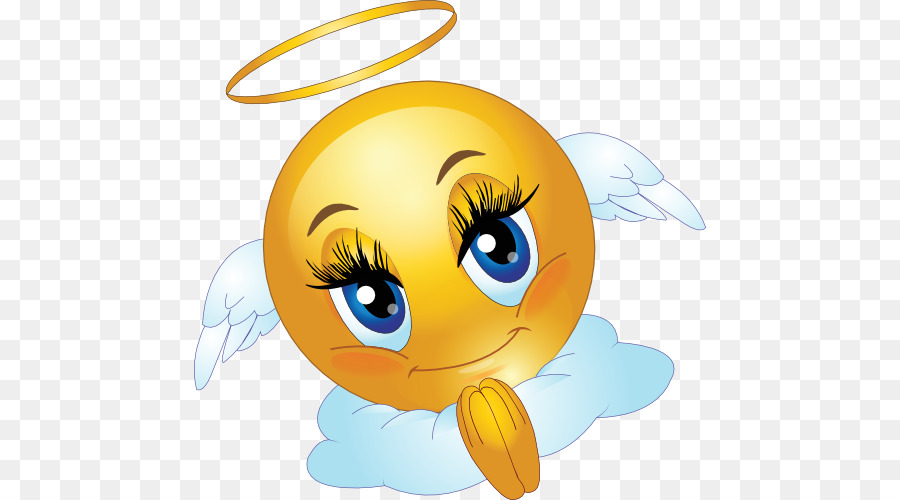 Smiley Emoticon Angel Emoji Clip art - Emoticons png download - 512*500 - Free Transparent Smiley png Download.
