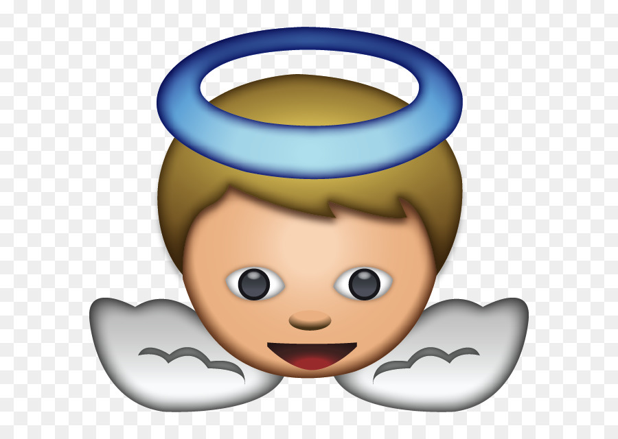 Emojipedia Angel Smile - baby angel png download - 640*640 - Free Transparent Emoji png Download.