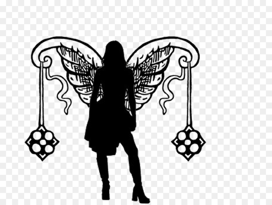 Silhouette Female Angel Clip art - Fairy Silhouette png download - 900*675 - Free Transparent Silhouette png Download.