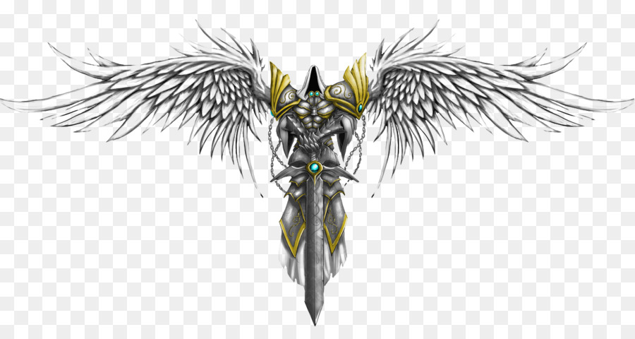 tribal archangel tattoo