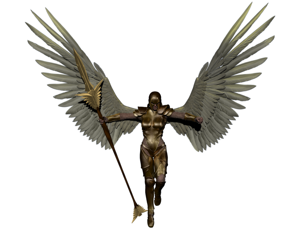 Angel Clip Art Warrior Angel Transparent Background Png Download