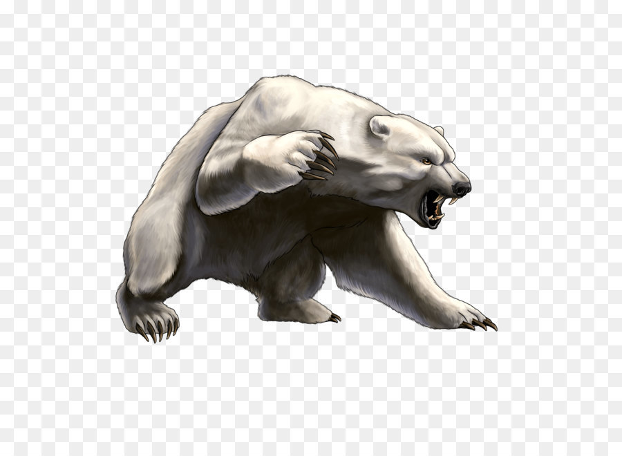 Polar bear Brown bear Clip art - White Angry Bear Png Image png download - 3000*3000 - Free Transparent Russia png Download.