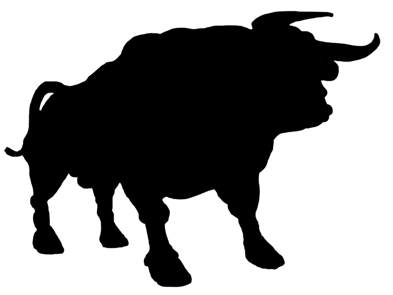 bull silhouette png
