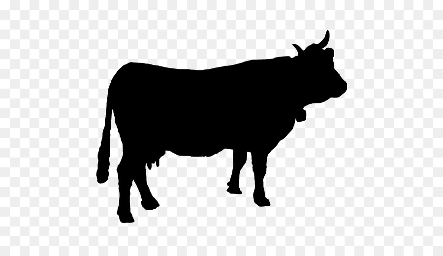 Angus cattle Beef cattle Silhouette - cow.png png download - 512*512 - Free Transparent Angus Cattle png Download.