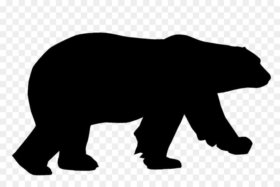 Polar bear American black bear Brown bear Clip art - animal silhouettes png download - 1181*782 - Free Transparent Polar Bear png Download.