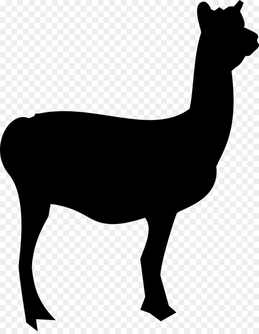 Llama Silhouette Clip art - animal silhouettes png download - 1001*1280 - Free Transparent Llama png Download.