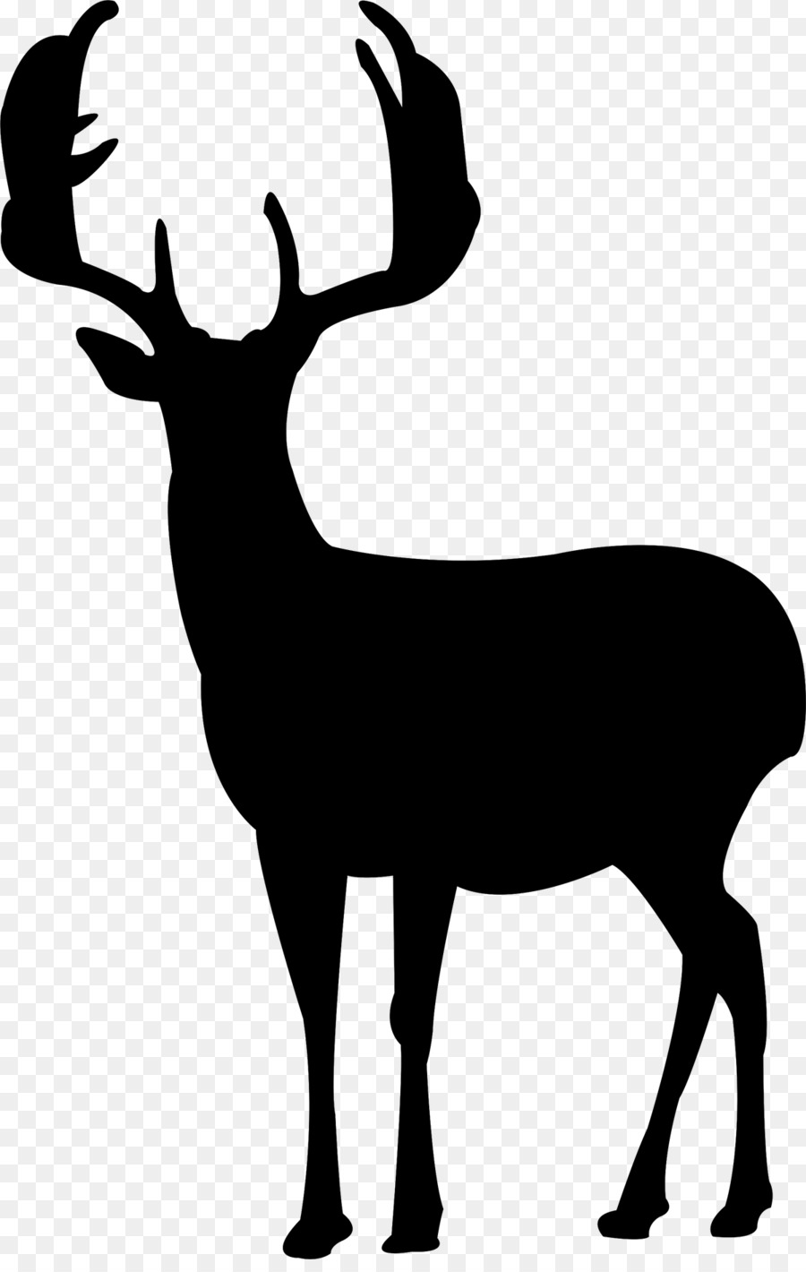 Deer Silhouette Canvas print - deer png download - 1200*1875 - Free Transparent Deer png Download.