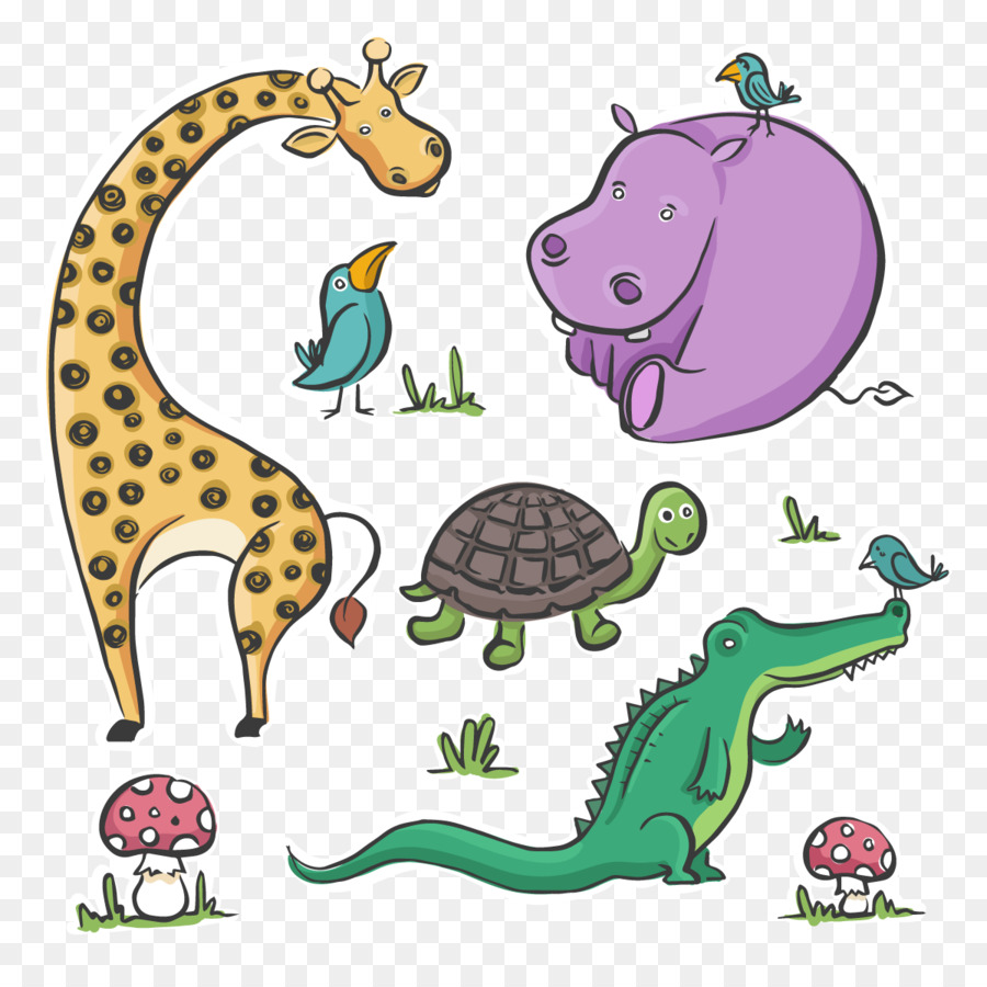 Lovely animals - Vector Animal Park png download - 1200*1200 - Free Transparent Lovely Animals png Download.