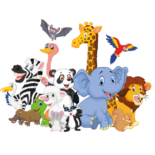 Cartoon Animal Clip art - cartoon animal png download - 500*500 - Free  Transparent Cartoon png Download. - Clip Art Library