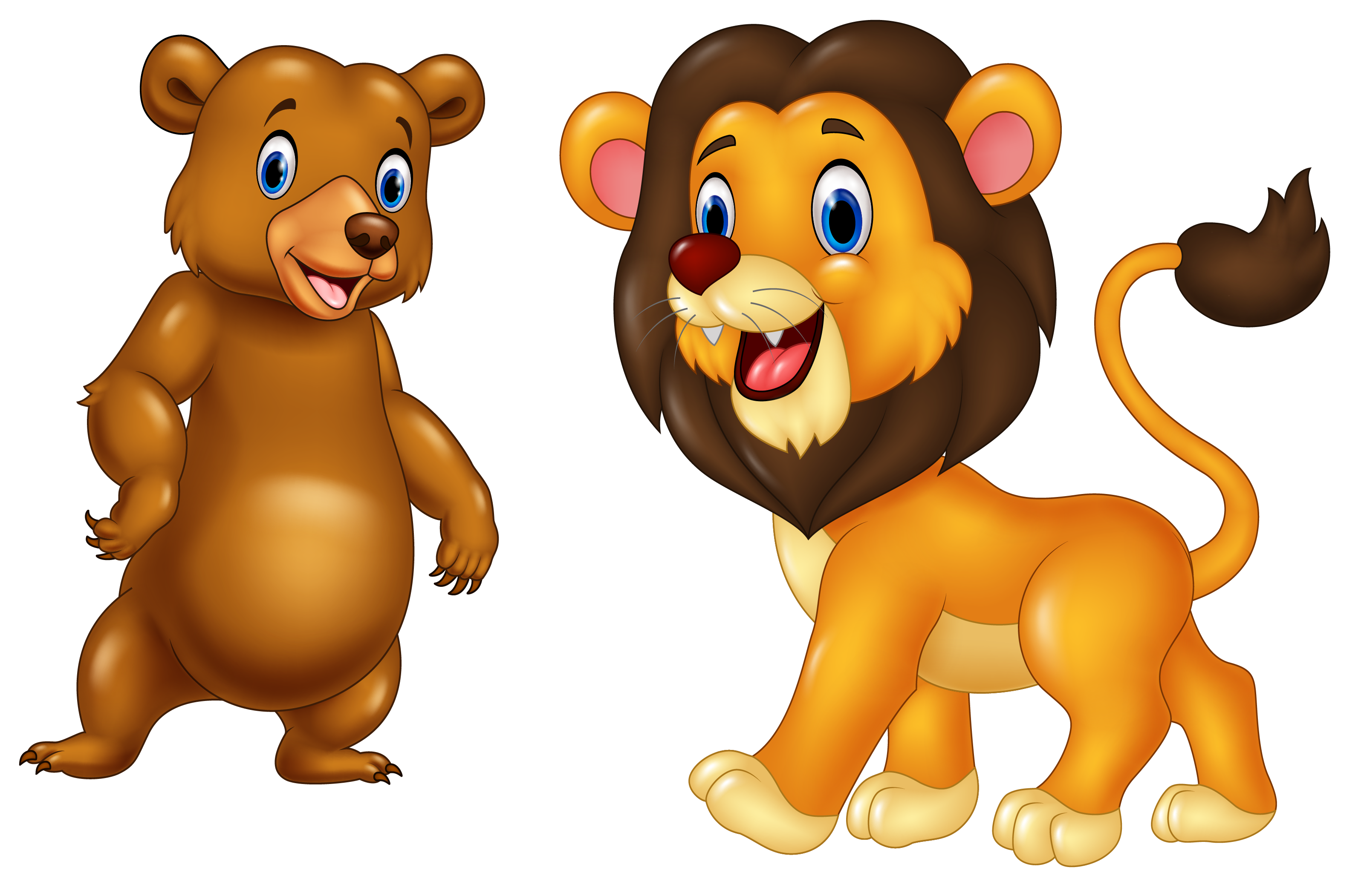 Lion Royalty-free Clip art - Cute animals png download - 3200*2104