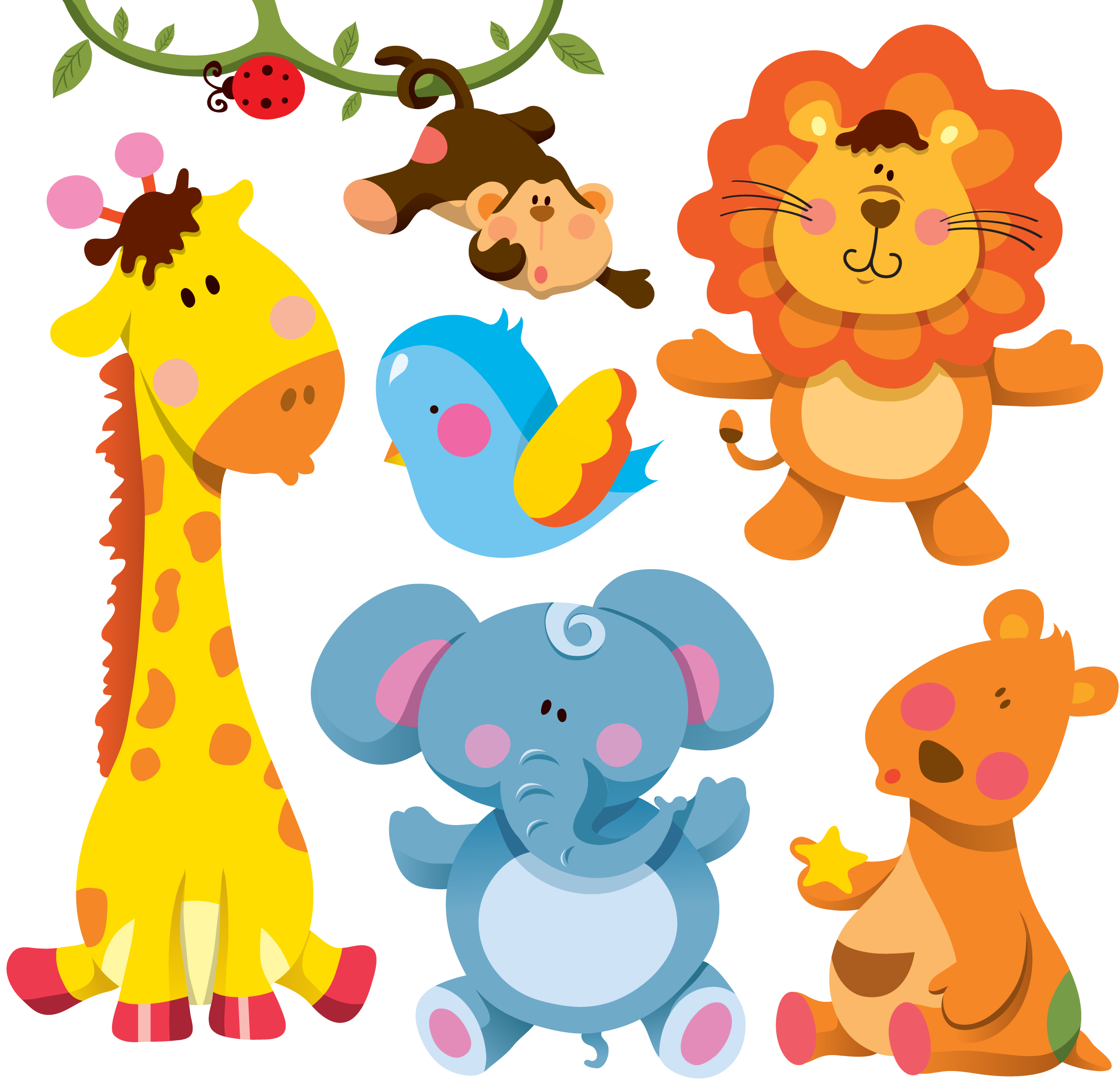 Giraffe Cartoon Animal Illustration - Cartoon animals png download