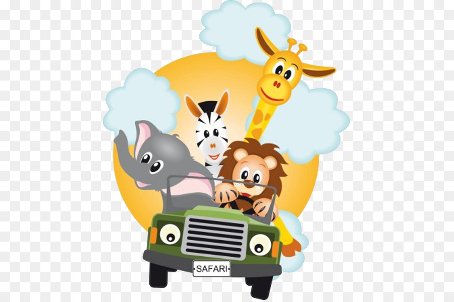 Safari Sticker Party - baby animals png download - 600*600 - Free Transparent Safari png Download.