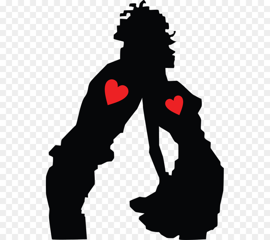 The Lovers Silhouette Drawing couple - Silhouette png download - 593*800 - Free Transparent Lovers png Download.