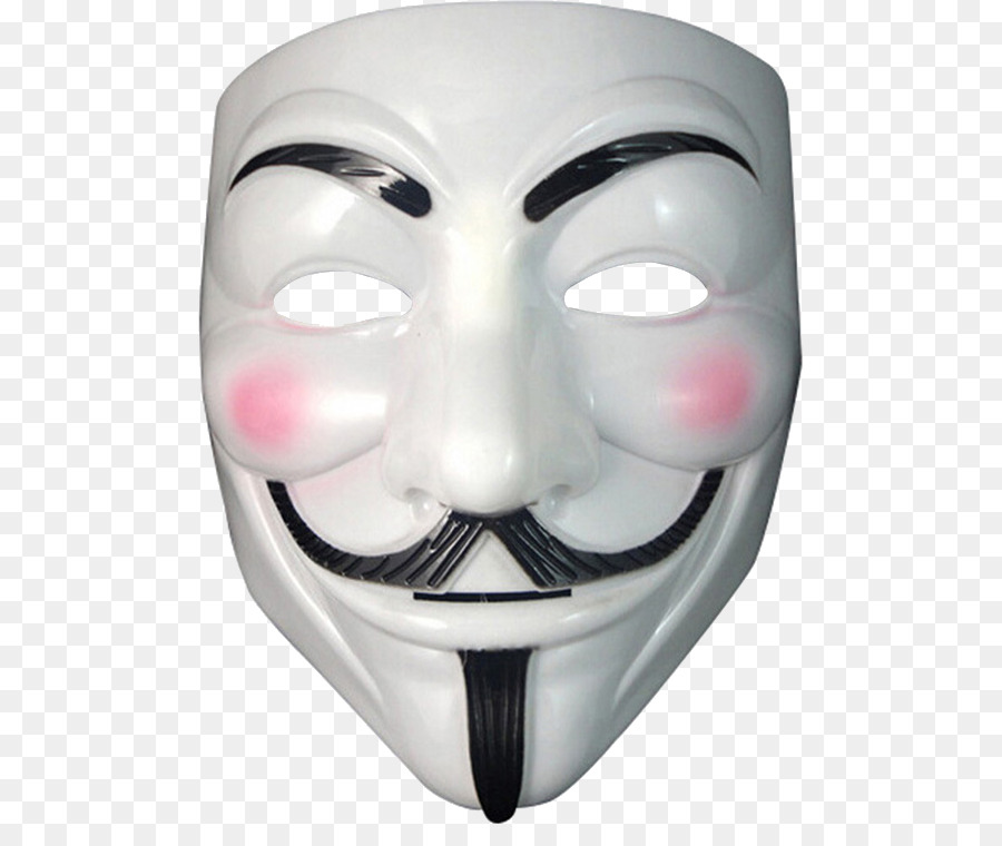 Guy Fawkes mask Anonymous V - Anonymous mask PNG png download - 543*741 - Free Transparent V png Download.