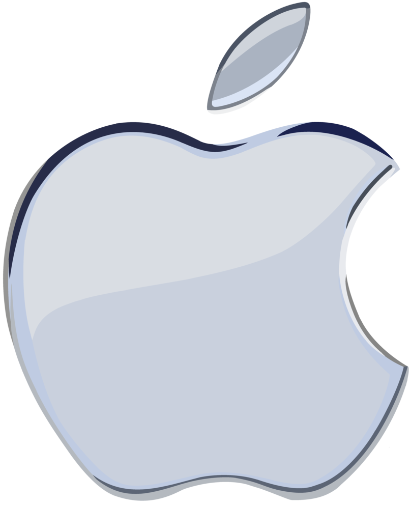 Apple Logo Silver Desktop Wallpaper apple logo png download 806*992