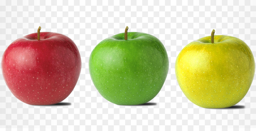 Granny Smith Apple - Three-color apples png download - 1701*850 - Free Transparent Granny Smith png Download.