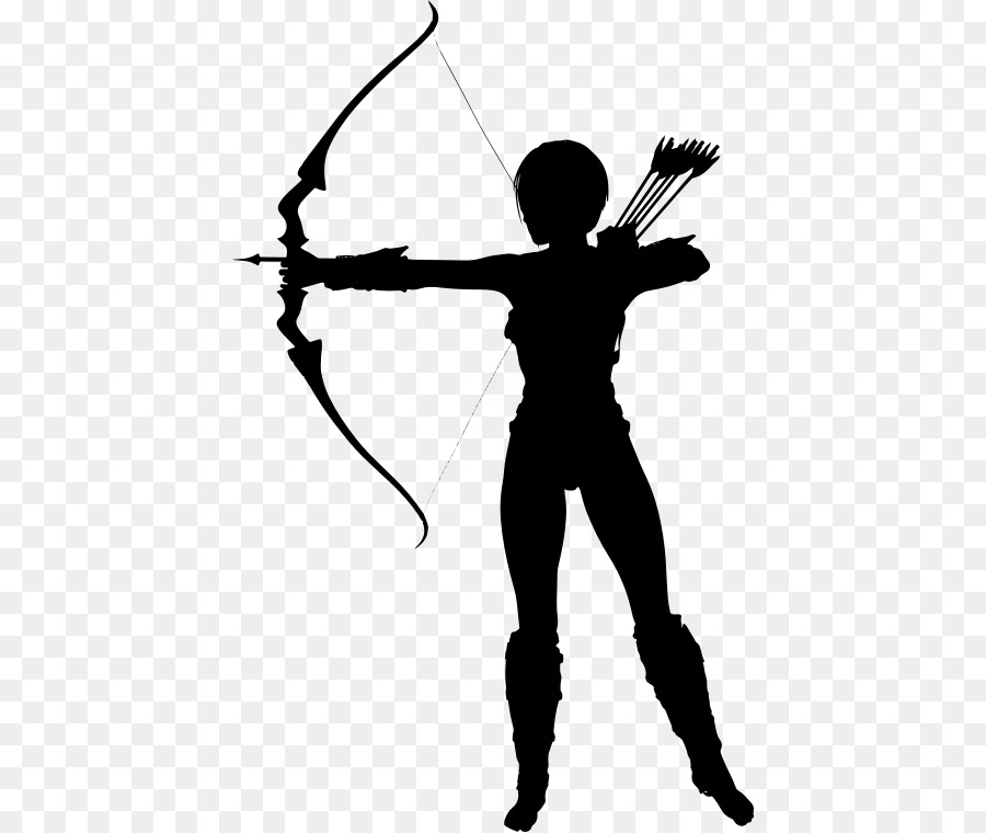 Silhouette Archery - Silhouette png download - 478*759 - Free Transparent Silhouette png Download.