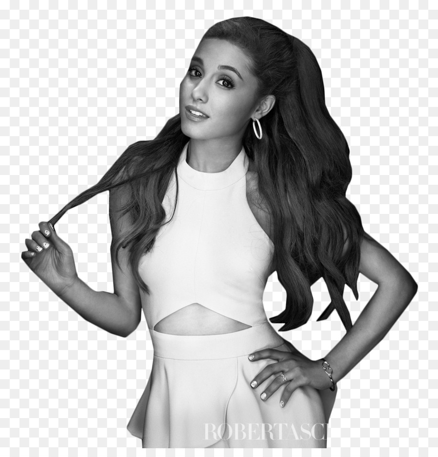 Ariana Grande Black and white Photography - ariana grande png download - 1562*1600 - Free Transparent  png Download.