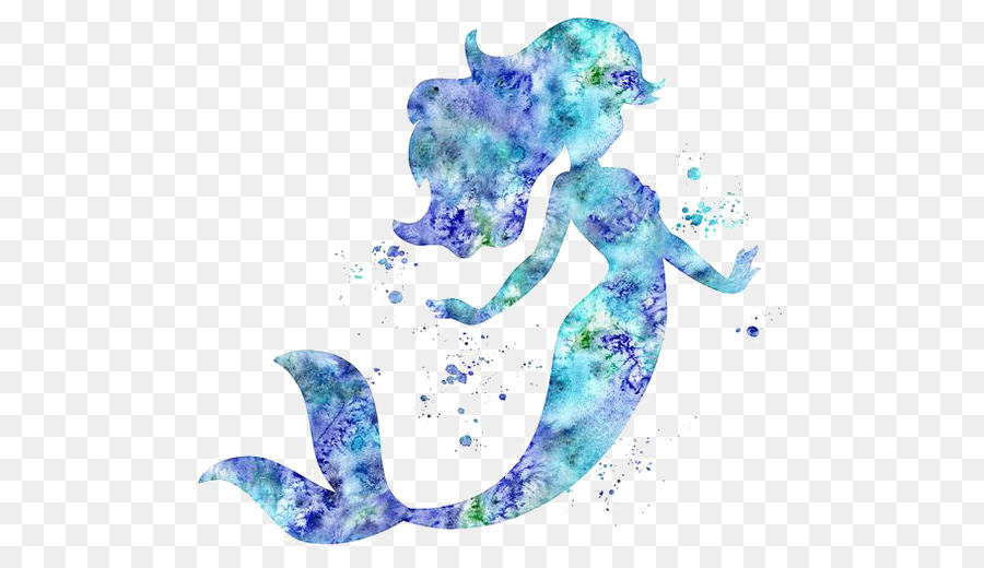 Ariel Portable Network Graphics Mermaid Silhouette Clip art - summer underwater png mermaid png download - 539*511 - Free Transparent Ariel png Download.