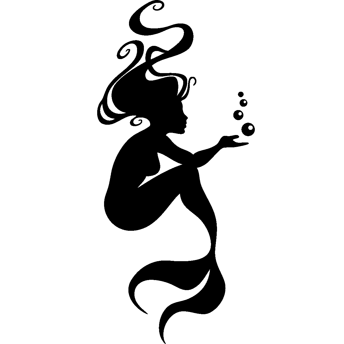 The Little Mermaid Ariel Wall decal Tattoo - Mermaid png download -  1200*1200 - Free Transparent Mermaid png Download. - Clip Art Library