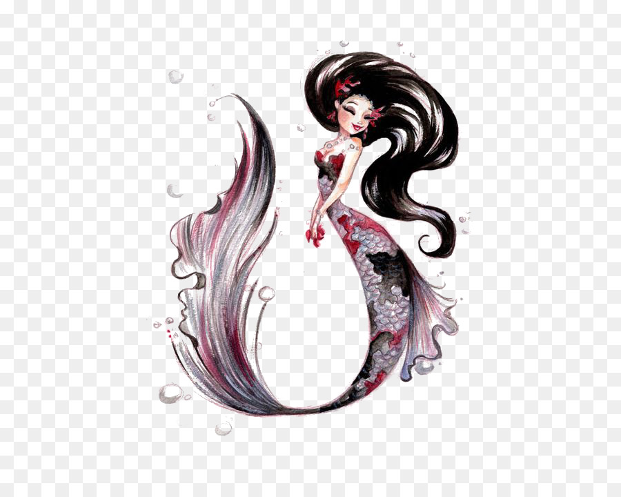 Koi Sleeve tattoo Mermaid - Fantasy Mermaid png download - 564*705 - Free Transparent Tattoo png Download.