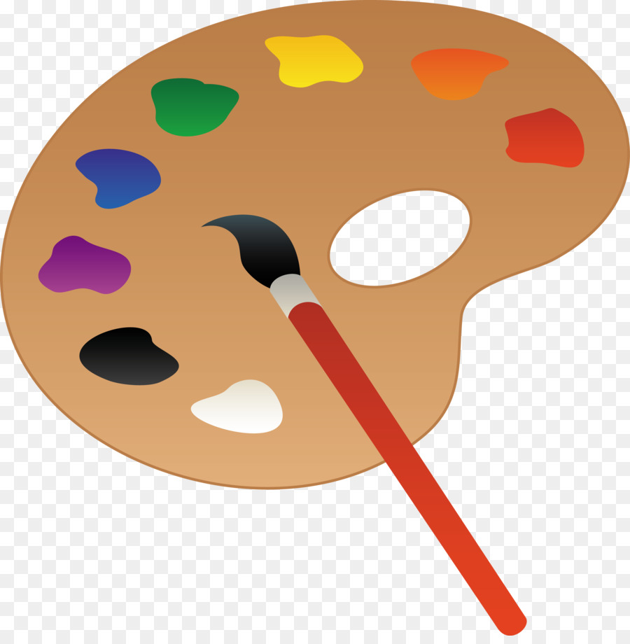 Palette Oil paint Painting Clip art - Cartoon Painting Cliparts png download - 4945*4989 - Free Transparent Palette png Download.