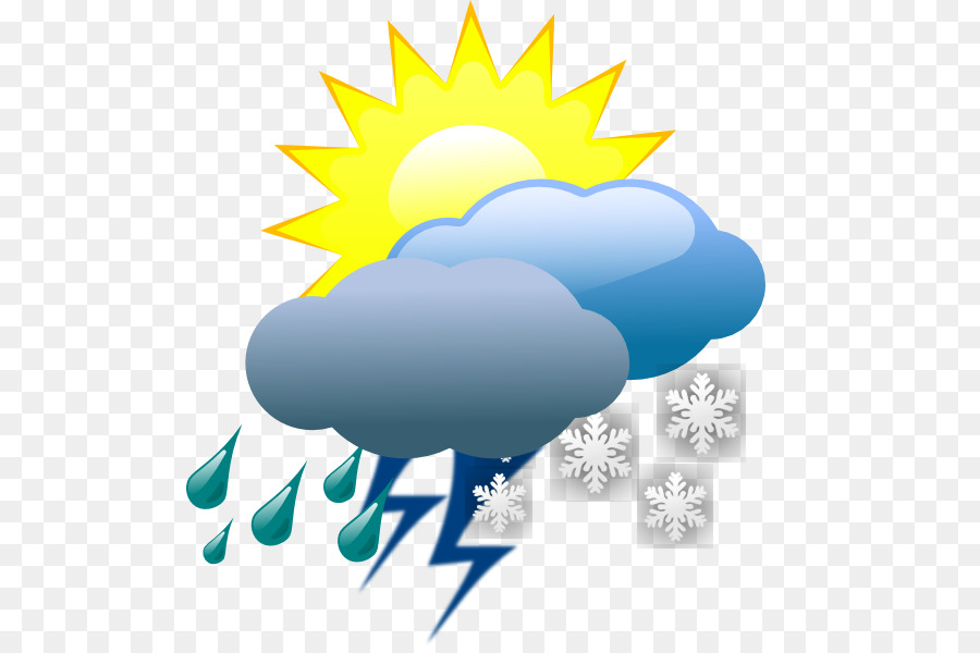 Weather forecasting Symbol Clip art - Transparent Weather Cliparts png download - 558*595 - Free Transparent Weather png Download.