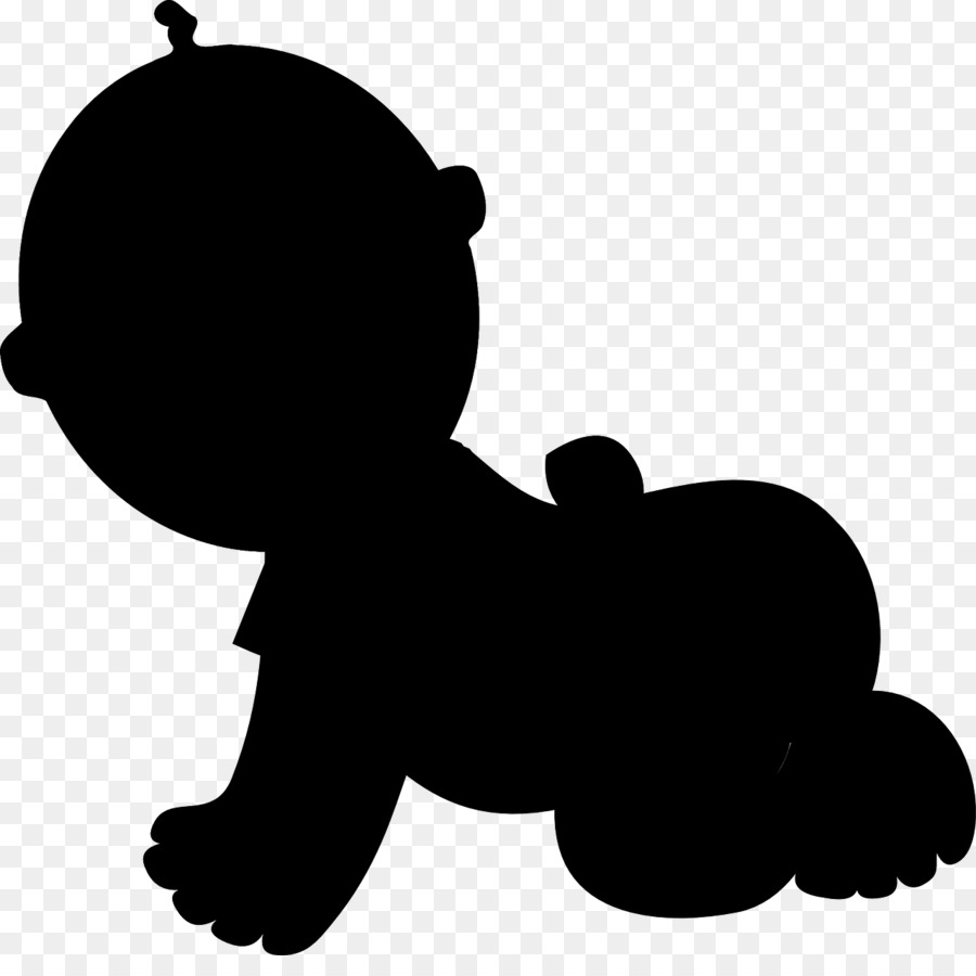 Silhouette Infant Clip art - baby vector png download - 1280*1253 - Free Transparent  png Download.