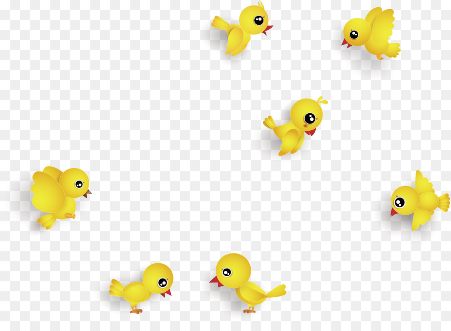 Chicken Bird - Yellow chick vector png download - 1942*1384 - Free Transparent Chicken png Download.