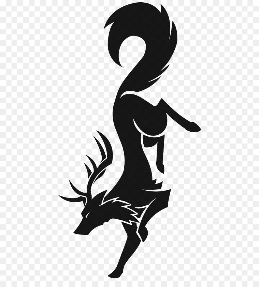 Gray wolf Deer Sigil Art Drawing - grandmother silhouette png download - 520*982 - Free Transparent Gray Wolf png Download.