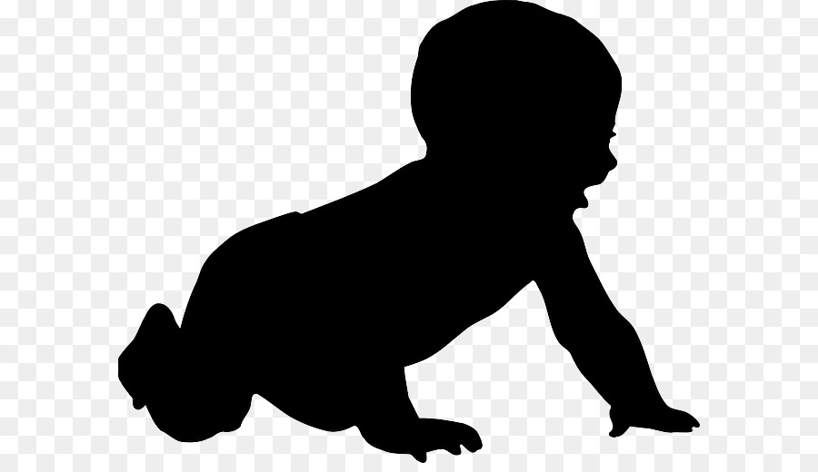 Silhouette Child Infant Clip art - Silhouette png download - 640*510 - Free Transparent Silhouette png Download.